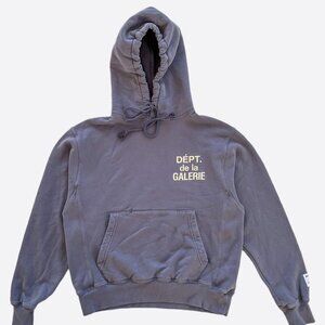 Gallery Dept Navy & White French Logo Hoodie
